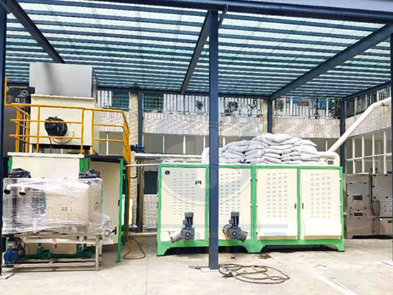 農貿菜市場垃圾一體化濕垃圾處理設備案例